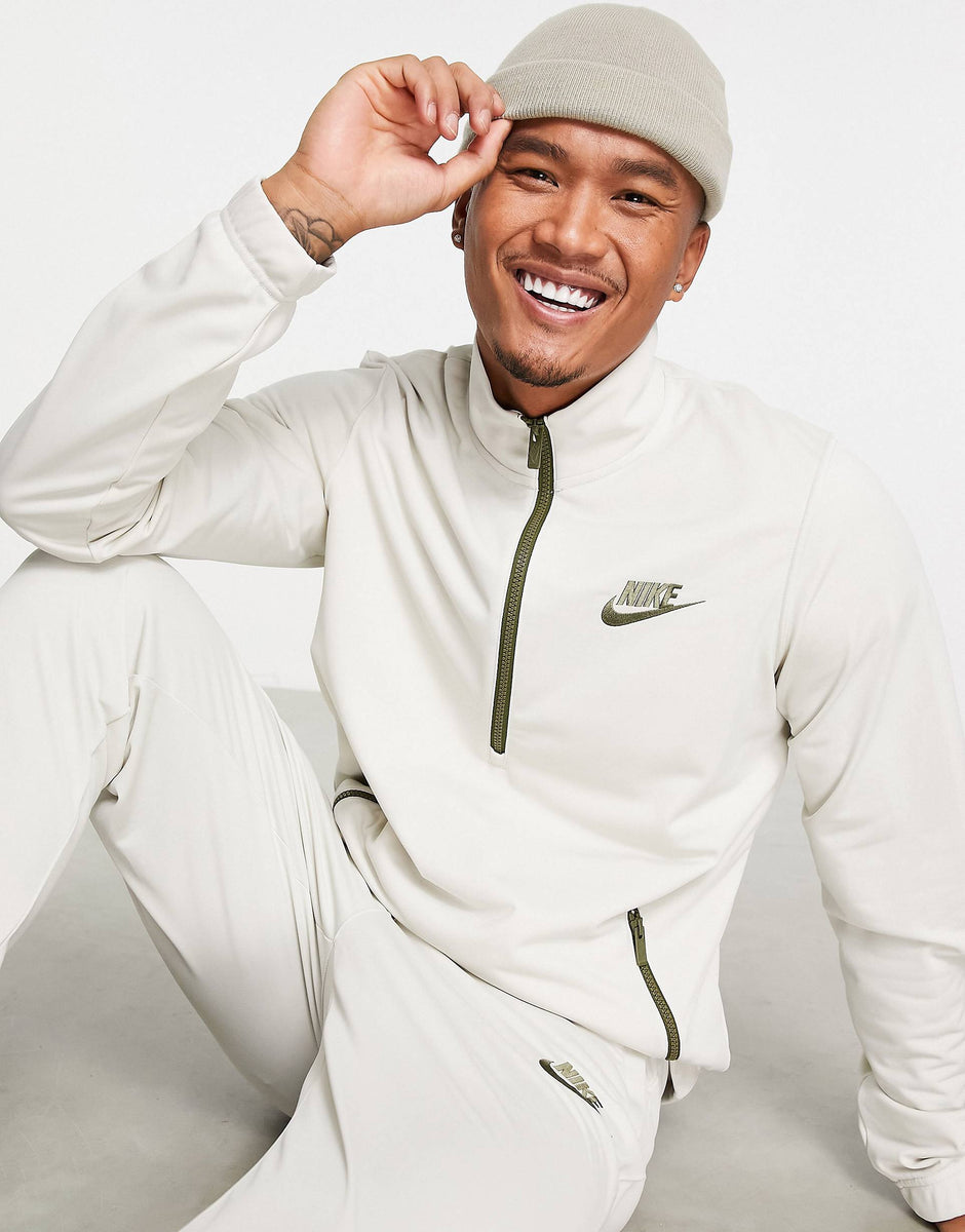 Nike tracksuit set off white