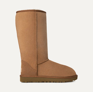 Classic Tall Sheepskin Boots Chestnut