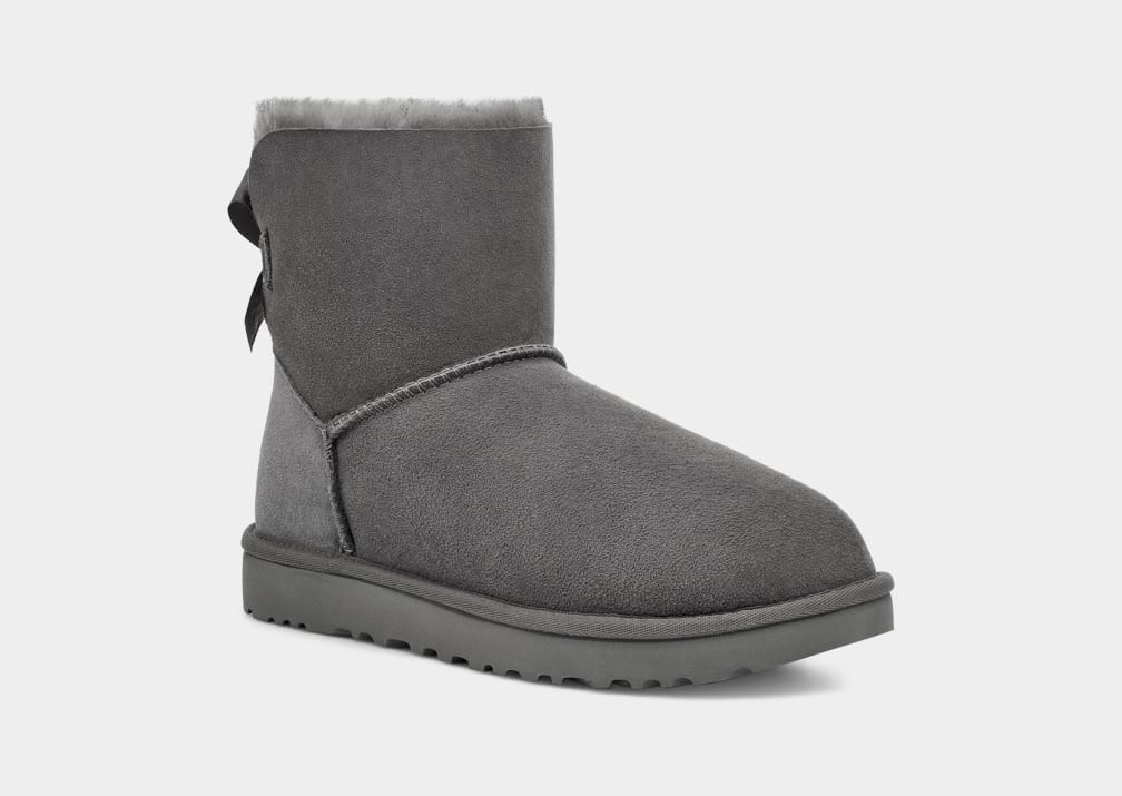 UGG Mini Bailey Bow II Boot Grey