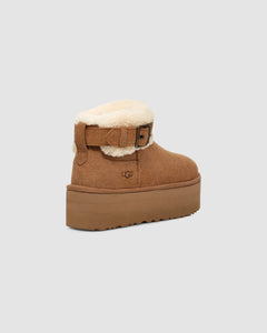 UGG Ultra Mini Belted Roller Boot Chestnut