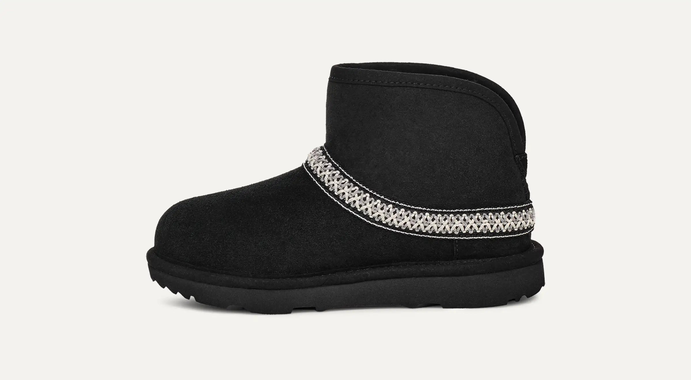 UGG Classic Mini Crescent Black
