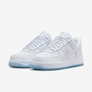 Nike Air Force 1 White Ice Blue Sole