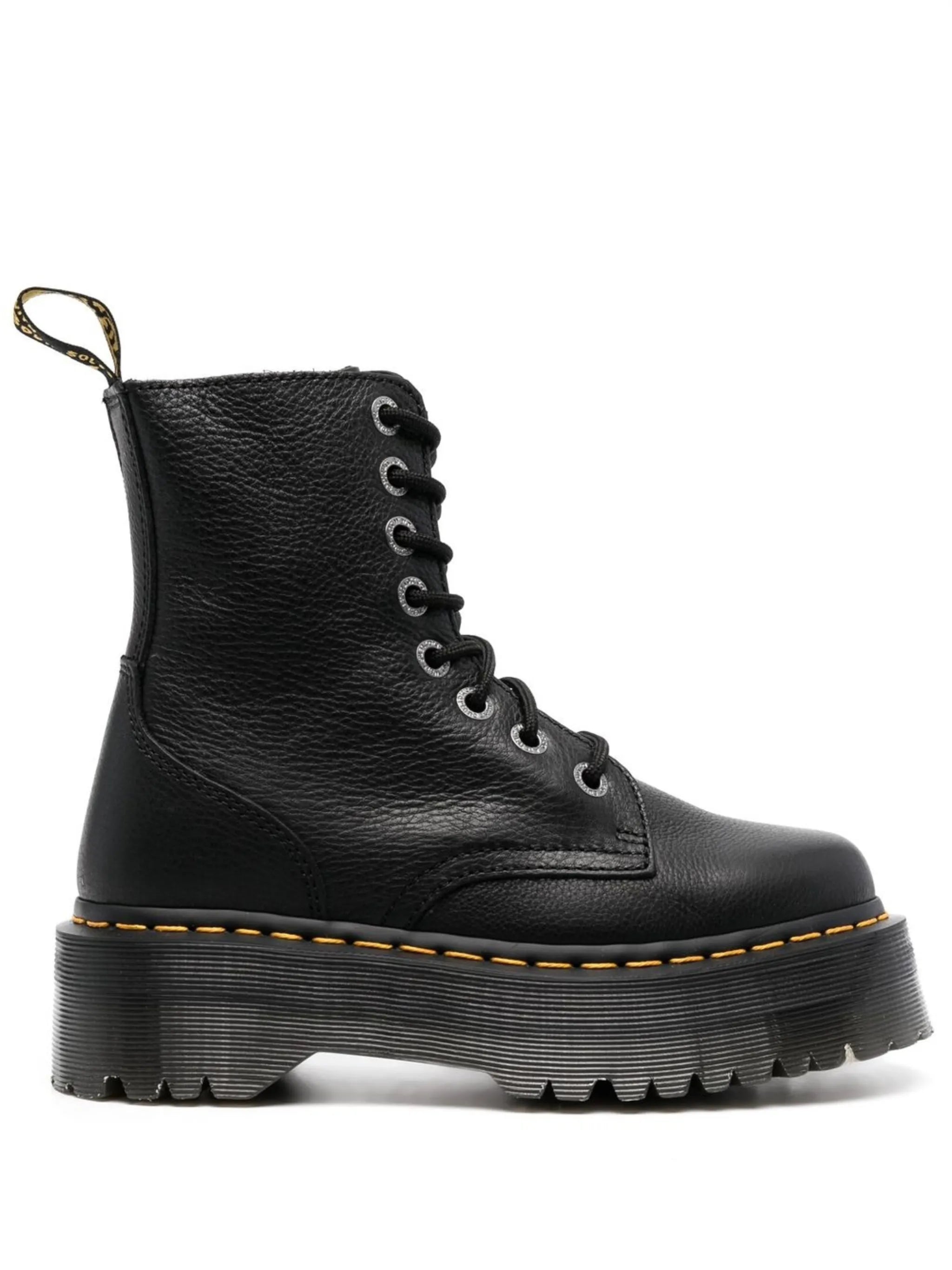 Dr. Martens Jadon III Boot Pisa Leather Platforms Black