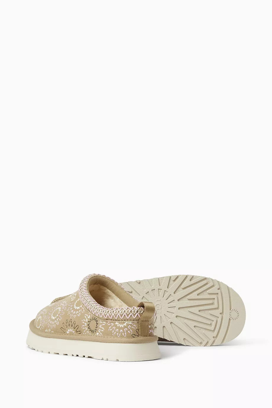 UGG Tazz Sun Stitch Slippers Suede