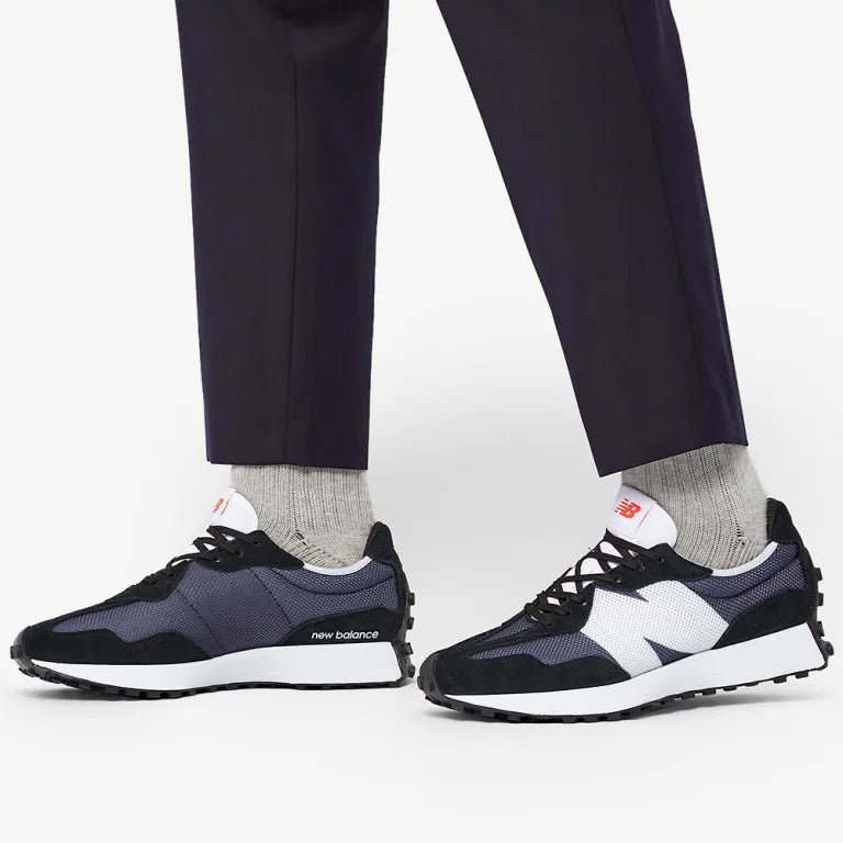 New Balance 327 Black White