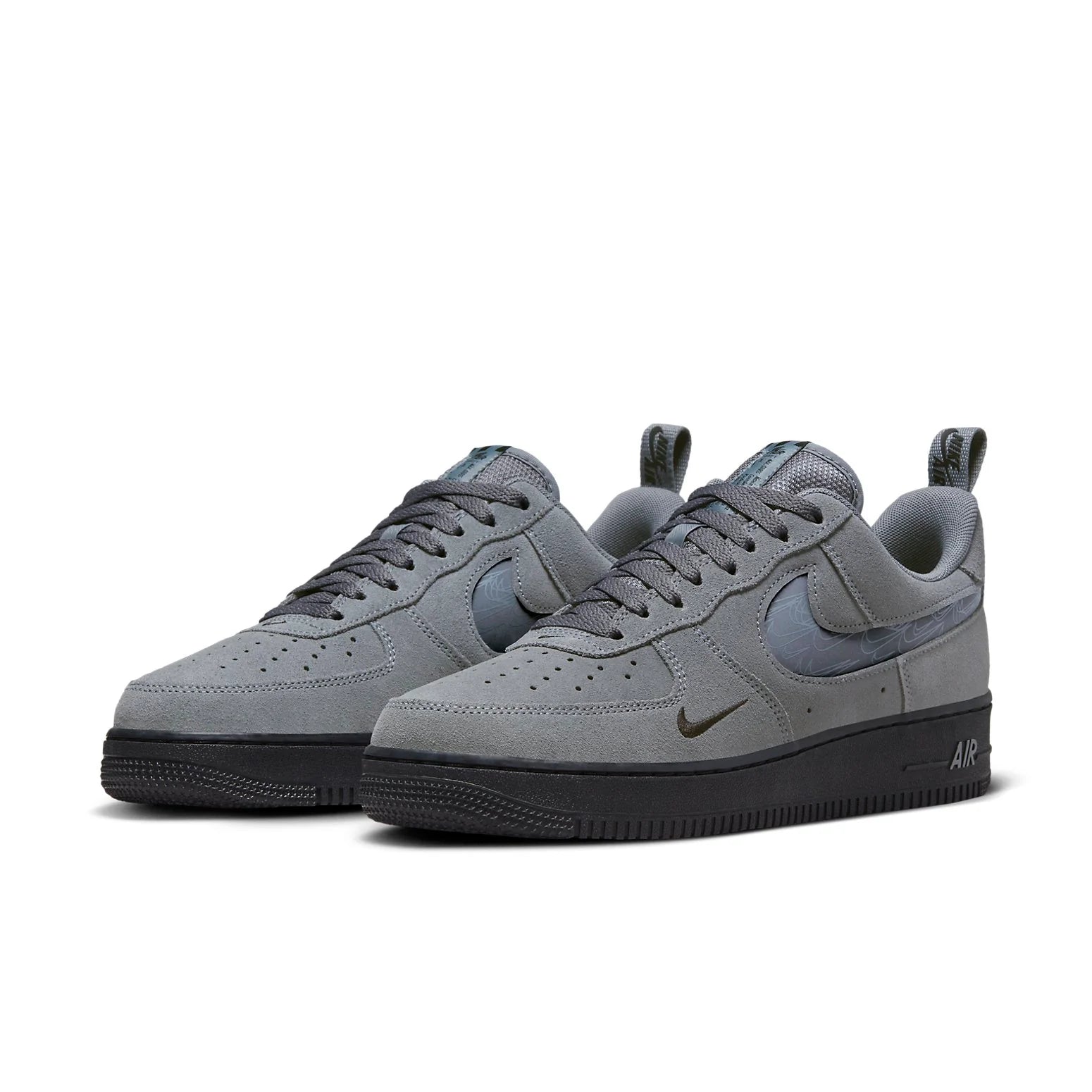 Nike Air Force 1 Low '07 LV8 Reflective Swoosh Cool Grey