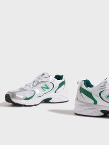 New Balance 530 White Nightwatch Green