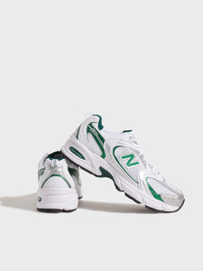 New Balance 530 White Nightwatch Green