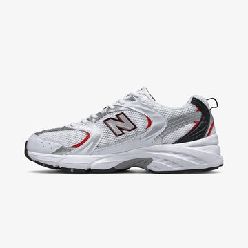 New Balance 530 v2 White Silver Red