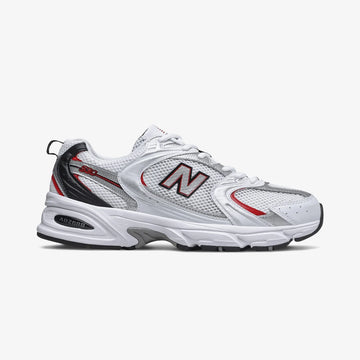 New Balance 530 v2 White Silver Red