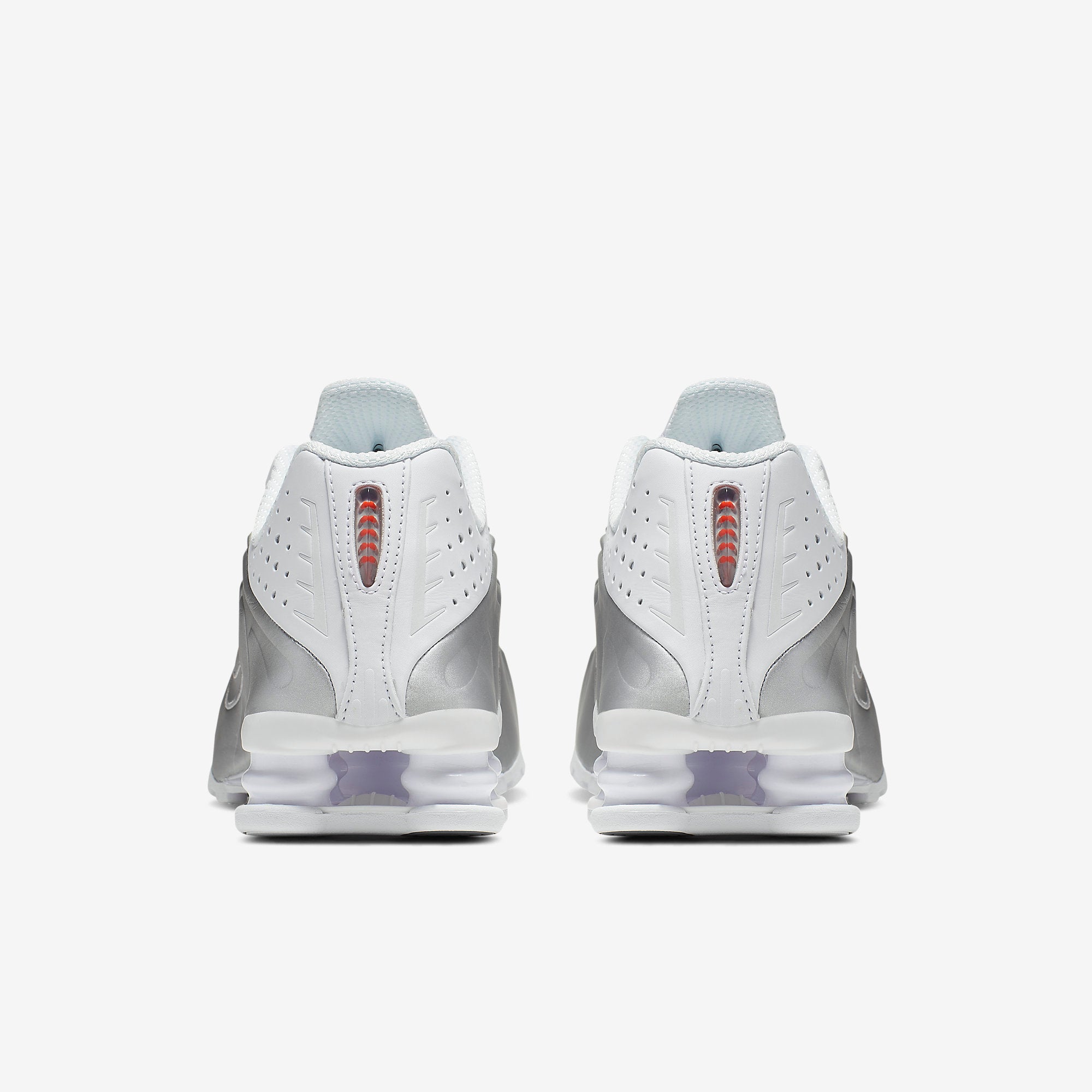 Nike Shox R4 White Metallic Silver