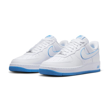 Nike Air Force 1 White University Blue Sole