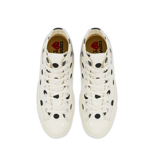 All-Star Converse Chuck Taylor 70 Polka Dot white