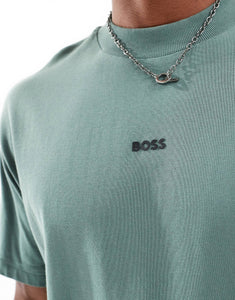 BOSS Orange geological relaxed fit t-shirt green