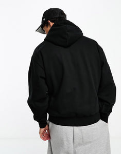 Karl Kani signature co-ord oversized hoodie black