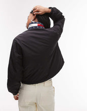 Load image into Gallery viewer, Tommy Jeans essential flag logo padded jacket black