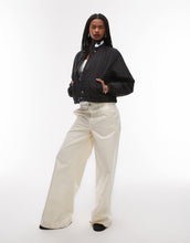 Load image into Gallery viewer, Tommy Jeans essential flag logo padded jacket black