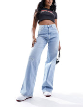 Load image into Gallery viewer, Tommy Jeans Claire wide leg jeans mid wash