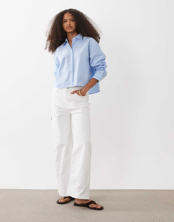 HUGO Blue epic long sleeve shirt blue