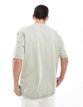 Load image into Gallery viewer, HUGO Blue nitlogo oversized t-shirt light green