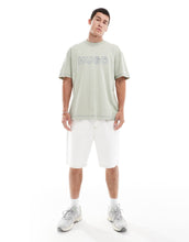 Load image into Gallery viewer, HUGO Blue nitlogo oversized t-shirt light green