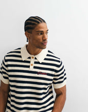 Load image into Gallery viewer, Prohibited open collar polo shirt black