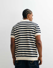 Load image into Gallery viewer, Prohibited open collar polo shirt black