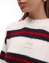Load image into Gallery viewer, Tommy Jeans stripe fluffy sweater multi