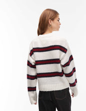 Load image into Gallery viewer, Tommy Jeans stripe fluffy sweater multi