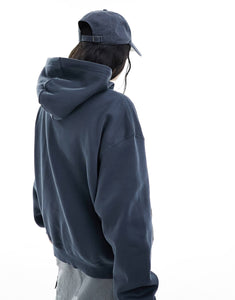 Weekday Essence hoodie dark blue