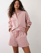 Load image into Gallery viewer, Sweaty Betty Summer Stripe Shirt set pink white stripe