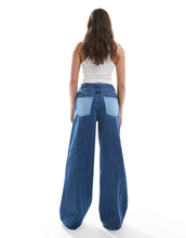 Load image into Gallery viewer, Pieces oversized western denim jacket &amp; jean set light blue wash