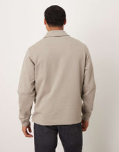 Load image into Gallery viewer, Mango cotton mix quarter zip top light grey