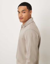 Load image into Gallery viewer, Mango cotton mix quarter zip top light grey