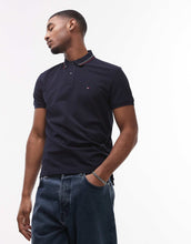 Load image into Gallery viewer, Tommy Hilfiger regular cotton polo shirt navy