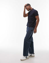 Load image into Gallery viewer, Tommy Hilfiger regular cotton polo shirt navy