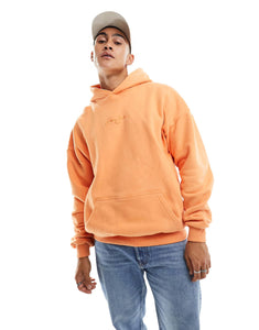 Sean John script pullover hoodie orange