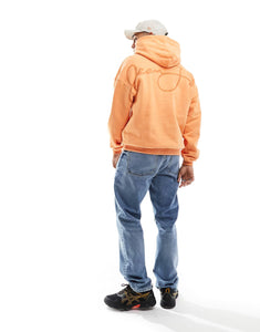 Sean John script pullover hoodie orange