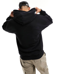 Sean John retro pullover hoodie black