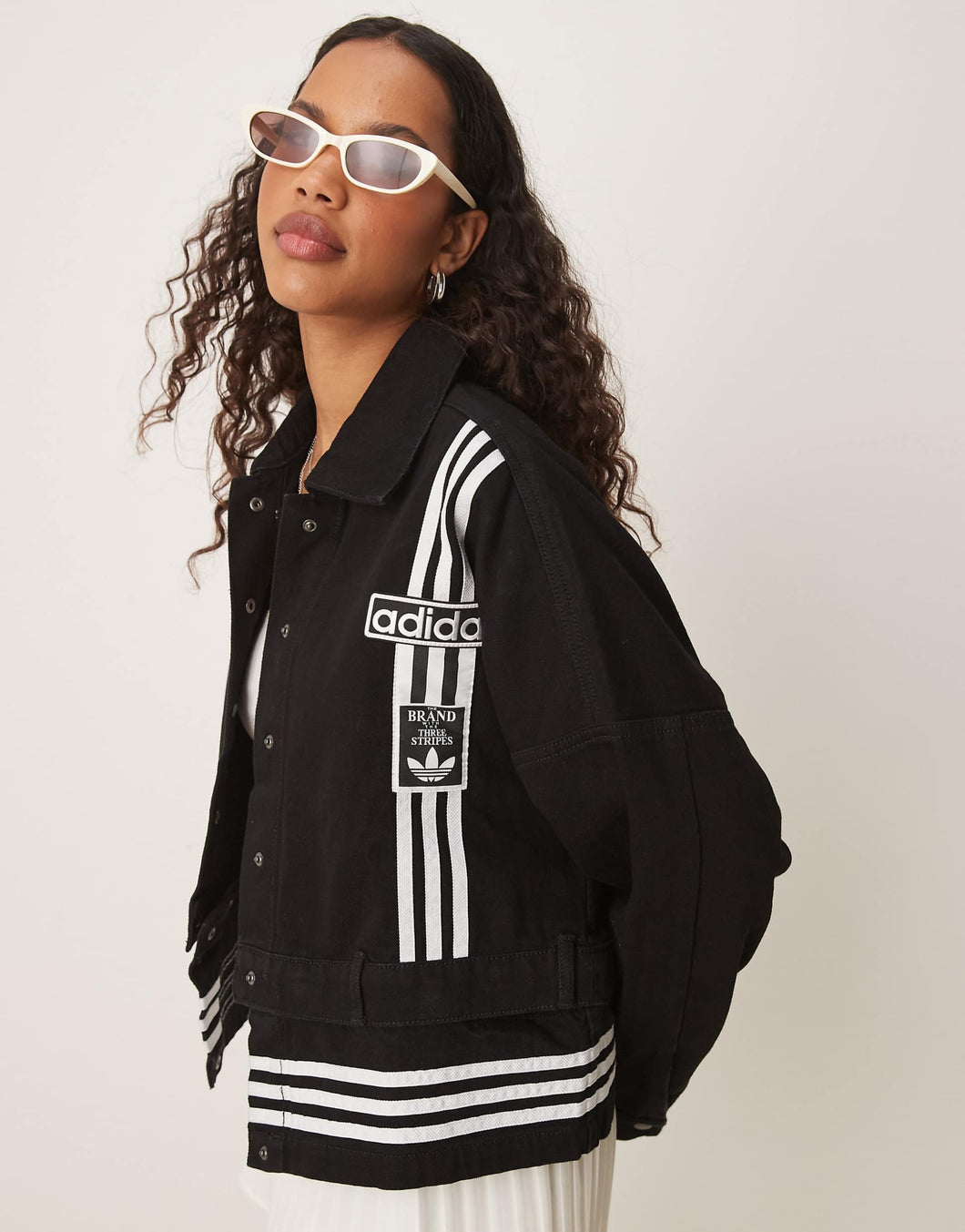 adidas Originals Adicolor denim jacket black