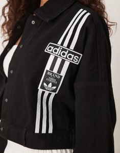 adidas Originals Adicolor denim jacket black