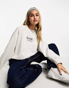 New Balance Iconic sweatshirt grey