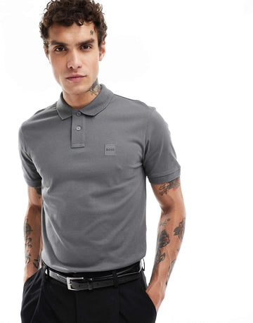 BOSS Orange polo shirt dark grey