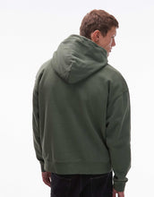 Load image into Gallery viewer, Obey collegiate faded pullover boxy hoodie khaki green