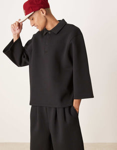 DESIGN co-ord oversized scuba polo