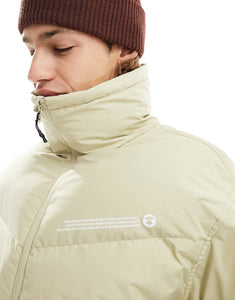 Aape By A Bathing Ape Now puffer jacket beige