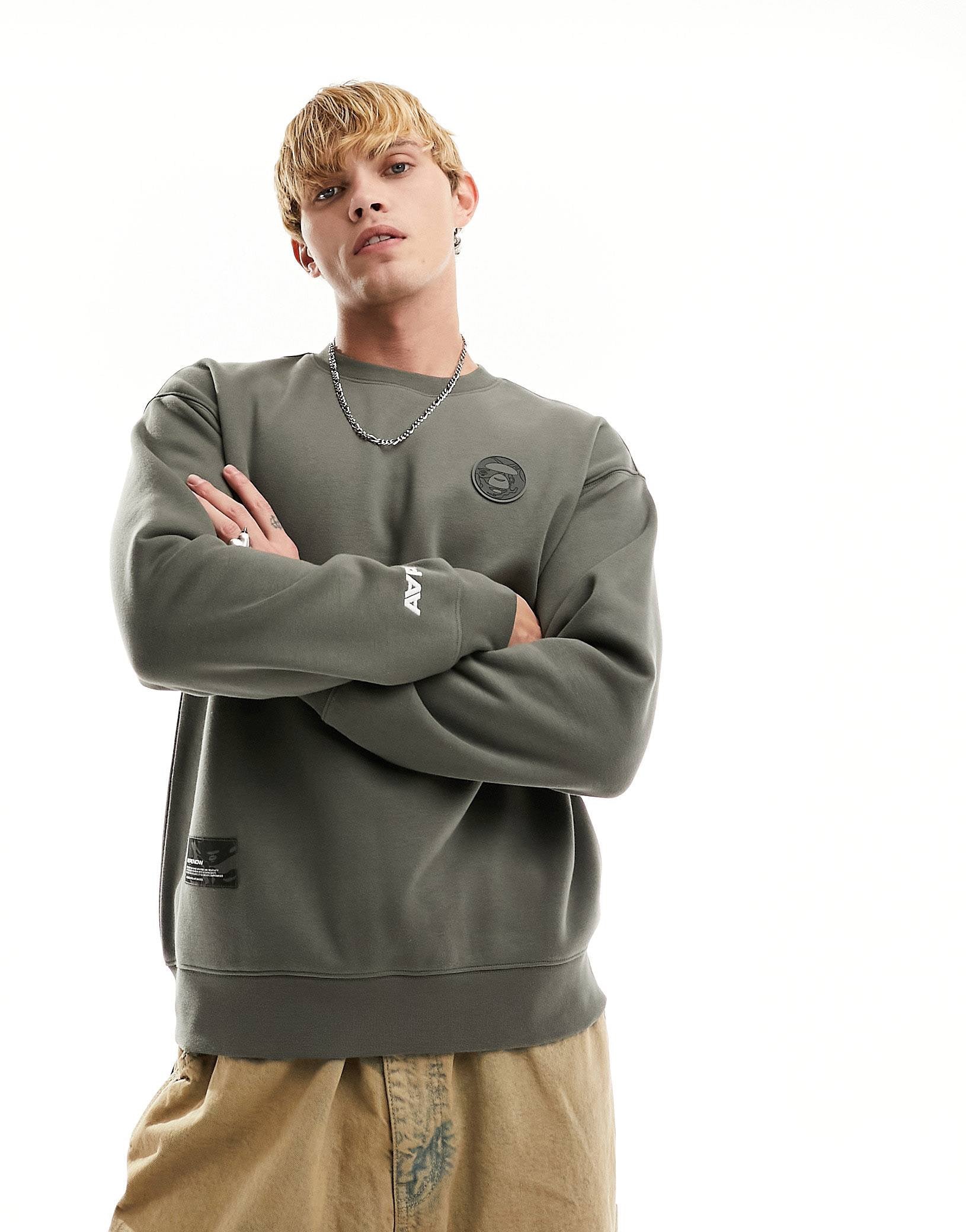 Aape By A Bathing Ape Now sweatshirt khaki