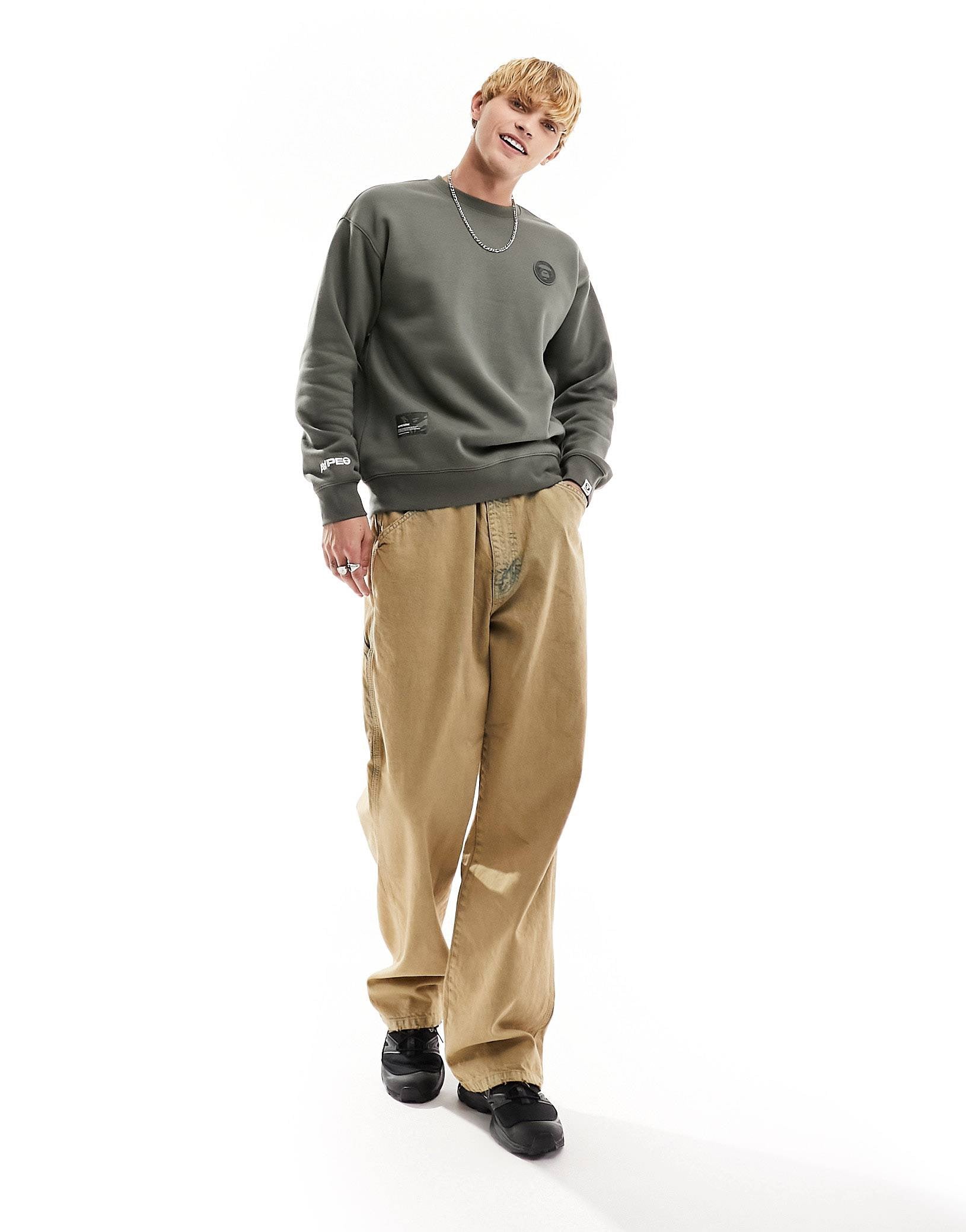 Aape By A Bathing Ape Now sweatshirt khaki