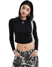 Load image into Gallery viewer, HUGO Red long sleeve baby t-shirt black