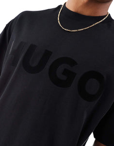 HUGO Red dinkee oversized t-shirt black